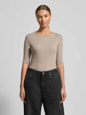 T-shirt z rękawem o dł. 1/2 model ‘SELAY’ drykorn