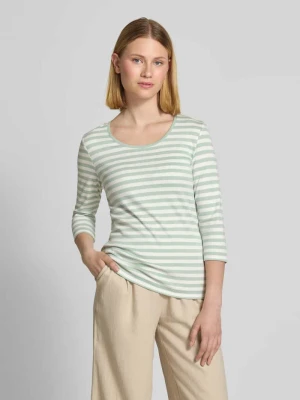 T-shirt z rękawem o dł. 3/4 i okrągłym dekoltem Christian Berg Woman