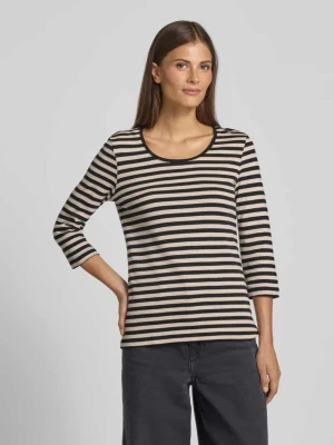 T-shirt z rękawem o dł. 3/4 i okrągłym dekoltem Christian Berg Woman