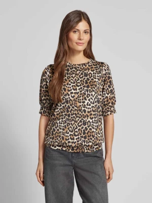 T-shirt z rękawem o dł. 3/4 model ‘OPHIA’ Soyaconcept