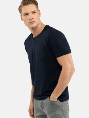 Zdjęcie produktu T-shirt z rozpinanym dekoltem T-HUBRI Volcano