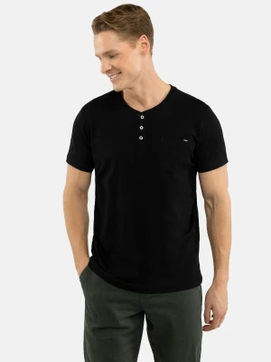 T-shirt z rozpinanym dekoltem T-HUBRIS Volcano
