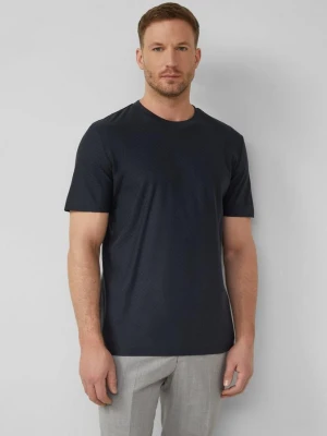 T-shirt z teksturowanego, cienkiego dżerseju s.Oliver niebieski