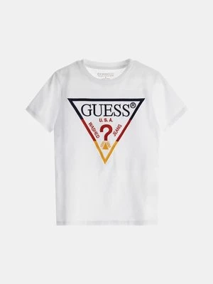 T-Shirt Z Trójkątnym Z Logo Guess Kids