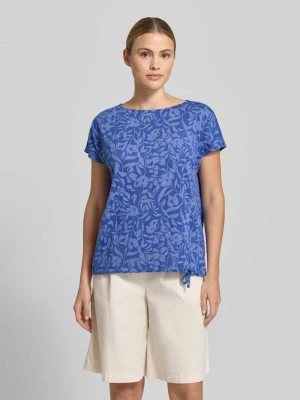 t-shirt z trokiem przy dole i okrągłym dekoltem Betty Barclay