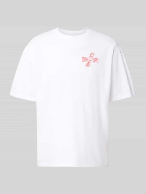 t-shirt z tylnym nadrukiem model 'SORRY TOKYO' Edwin