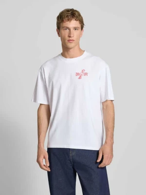 t-shirt z tylnym nadrukiem model 'SORRY TOKYO' Edwin