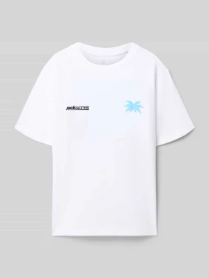 t-shirt z tylnym nadrukiem z motywem jack & jones