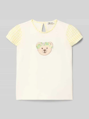t-shirt z tylnym wycięciem w kształcie łezki Steiff