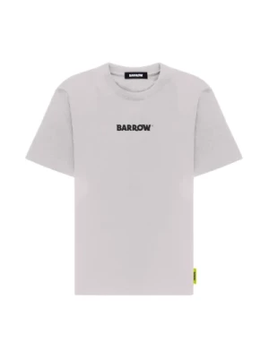T-shirt z uśmiechem i logo Barrow