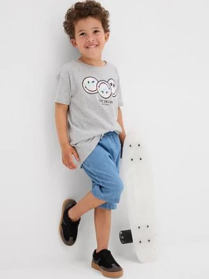 T-shirt z uśmieszkami bonprix