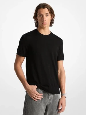 Zdjęcie produktu T-shirt z wełny Michael Kors CZARNY (Czarny)