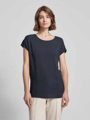 T-shirt z wiskozy w jednolitym kolorze model ‘Skita soft’ Opus