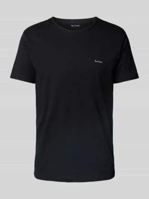 T-shirt z wiskozy z nadrukiem z logo w zestawie 3 szt. Paul Smith