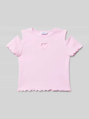 T-shirt z wycięciami Mayoral