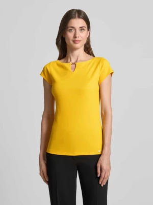 t-shirt z wycięciem Marc Cain