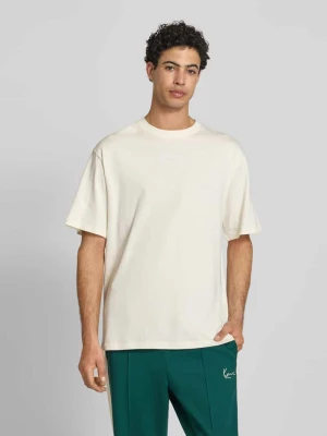 T-shirt z Wyhaftowane logo i Okrągły dekolt Karl Kani