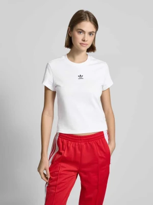 T-shirt z wyhaftowanym logo adidas Originals