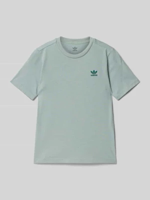 T-shirt z wyhaftowanym logo adidas Originals