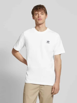 T-shirt z wyhaftowanym logo adidas Originals