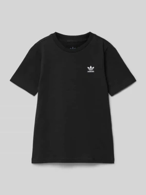 T-shirt z wyhaftowanym logo adidas Originals