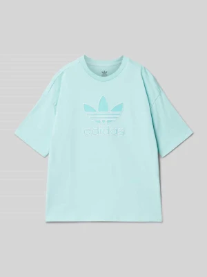 T-shirt z wyhaftowanym logo adidas Originals