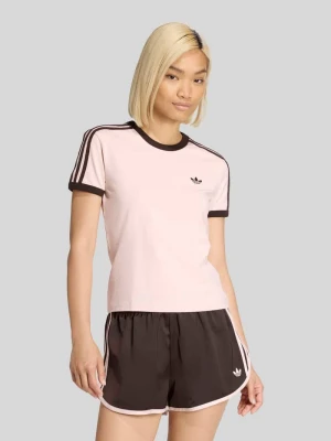 t-shirt z wyhaftowanym logo adidas Originals