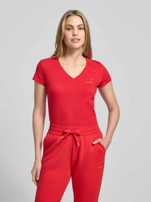 T-shirt z wyhaftowanym logo Armani Exchange