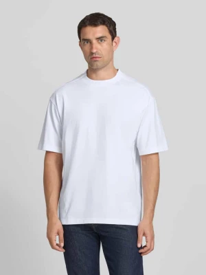 T-shirt z wyhaftowanym logo Boss Orange