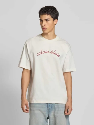 Zdjęcie produktu T-shirt z wyhaftowanym logo Calvin Klein Jeans