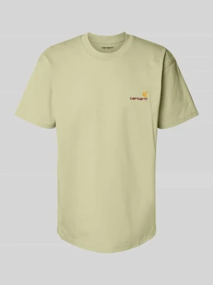 T-shirt z wyhaftowanym logo Carhartt Work In Progress
