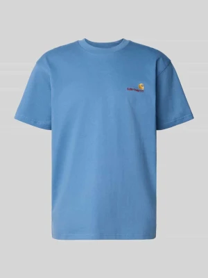 T-shirt z wyhaftowanym logo Carhartt Work In Progress