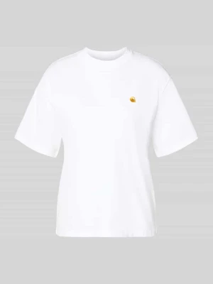 T-shirt z wyhaftowanym logo Carhartt Work In Progress