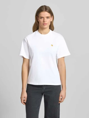 T-shirt z wyhaftowanym logo Carhartt Work In Progress