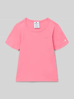 T-shirt z wyhaftowanym logo Champion