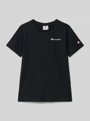 T-shirt z wyhaftowanym logo Champion