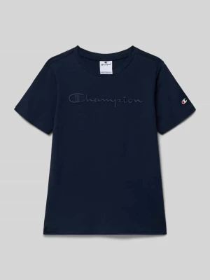 T-shirt z wyhaftowanym logo Champion