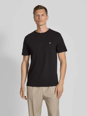 T-shirt z wyhaftowanym logo Christian Berg Men