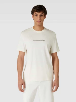 T-shirt z wyhaftowanym logo CK Calvin Klein