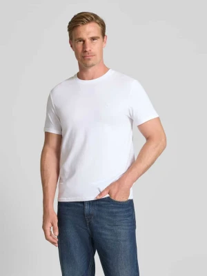 T-shirt z wyhaftowanym logo CK Calvin Klein