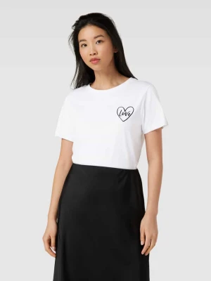 T-shirt z wyhaftowanym logo comma Casual Identity