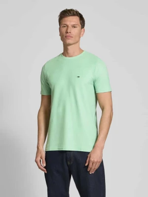 T-shirt z wyhaftowanym logo FYNCH-HATTON