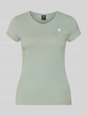 T-shirt z wyhaftowanym logo G-Star Raw