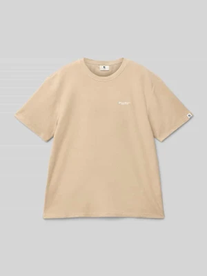 T-shirt z wyhaftowanym logo Garcia