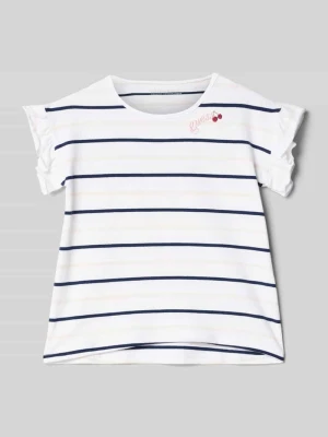 T-shirt z wyhaftowanym logo Guess