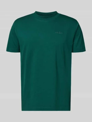 T-shirt z wyhaftowanym logo i okrągłym dekoltem Ellesse