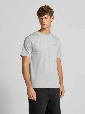 T-shirt z wyhaftowanym logo i okrągłym dekoltem Ellesse