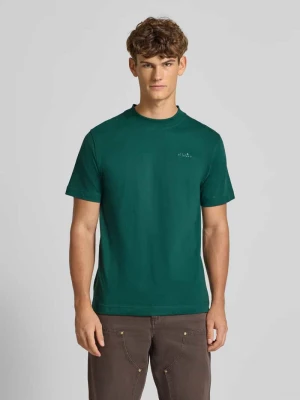 T-shirt z wyhaftowanym logo i okrągłym dekoltem Ellesse