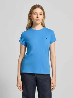 T-shirt z wyhaftowanym logo i okrągłym dekoltem Polo Ralph Lauren