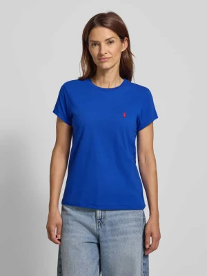 T-shirt z wyhaftowanym logo i okrągłym dekoltem Polo Ralph Lauren